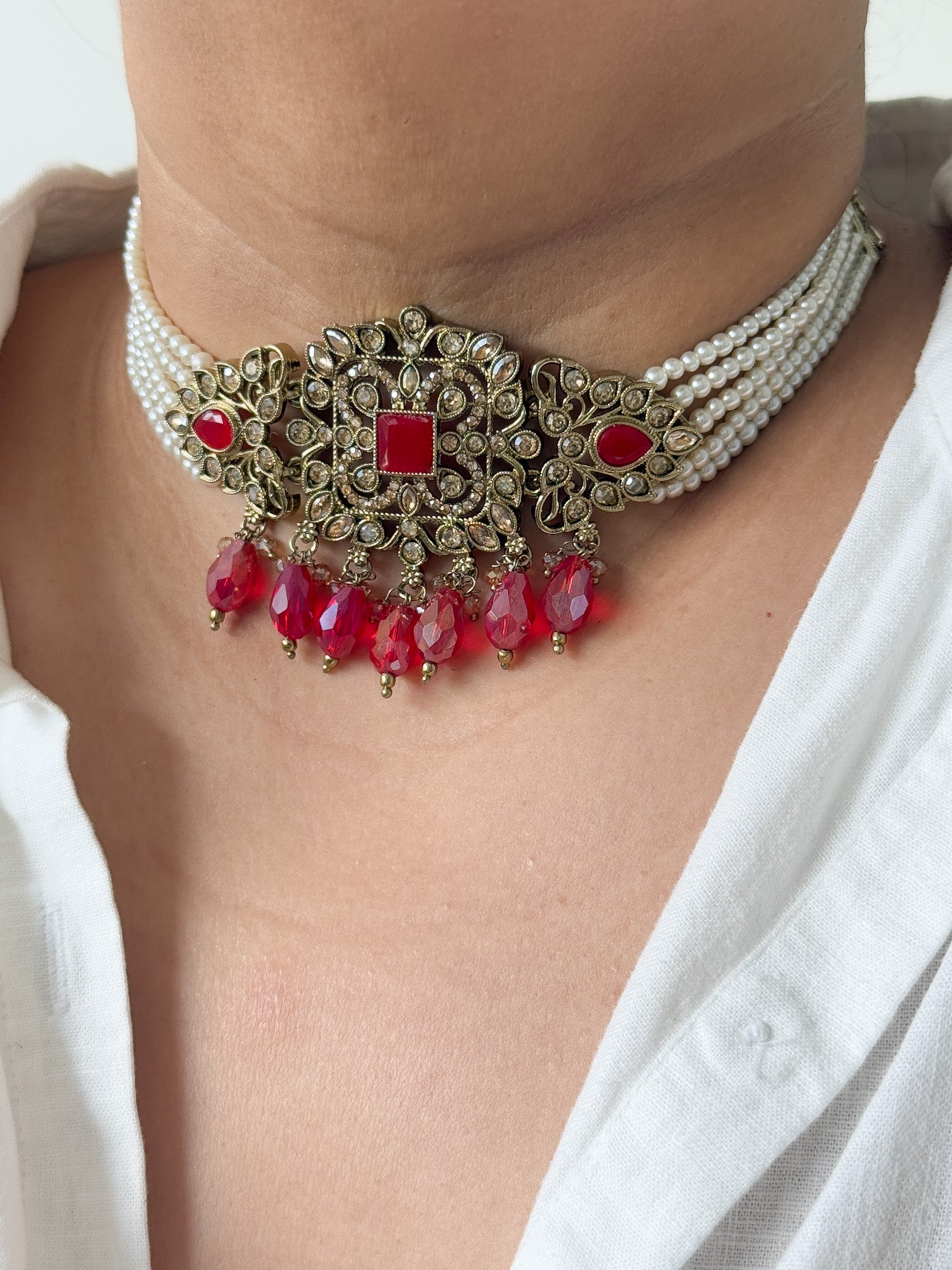 AISHA Necklace Set Toshi Jewels