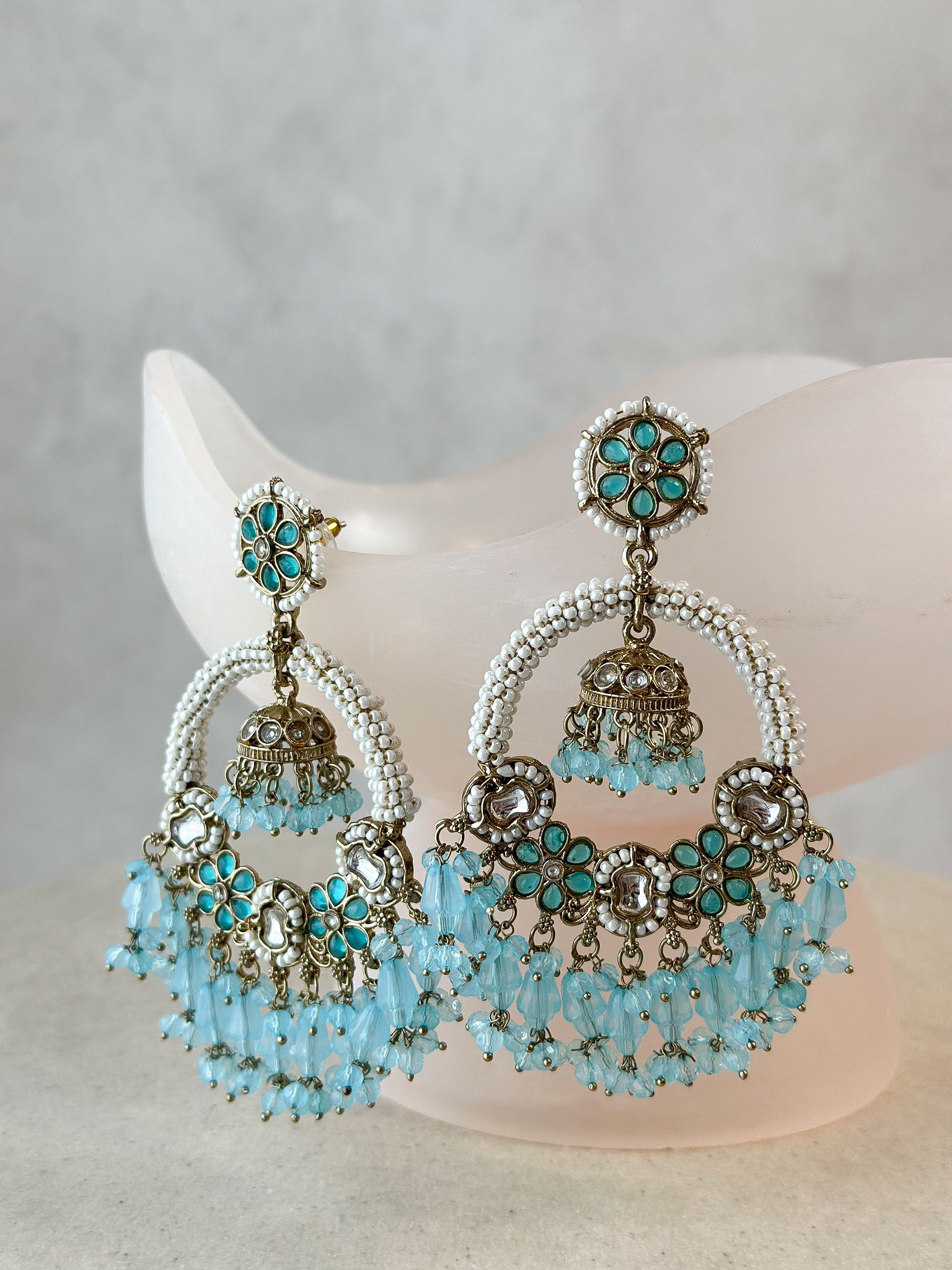 Zara crystal deals earrings