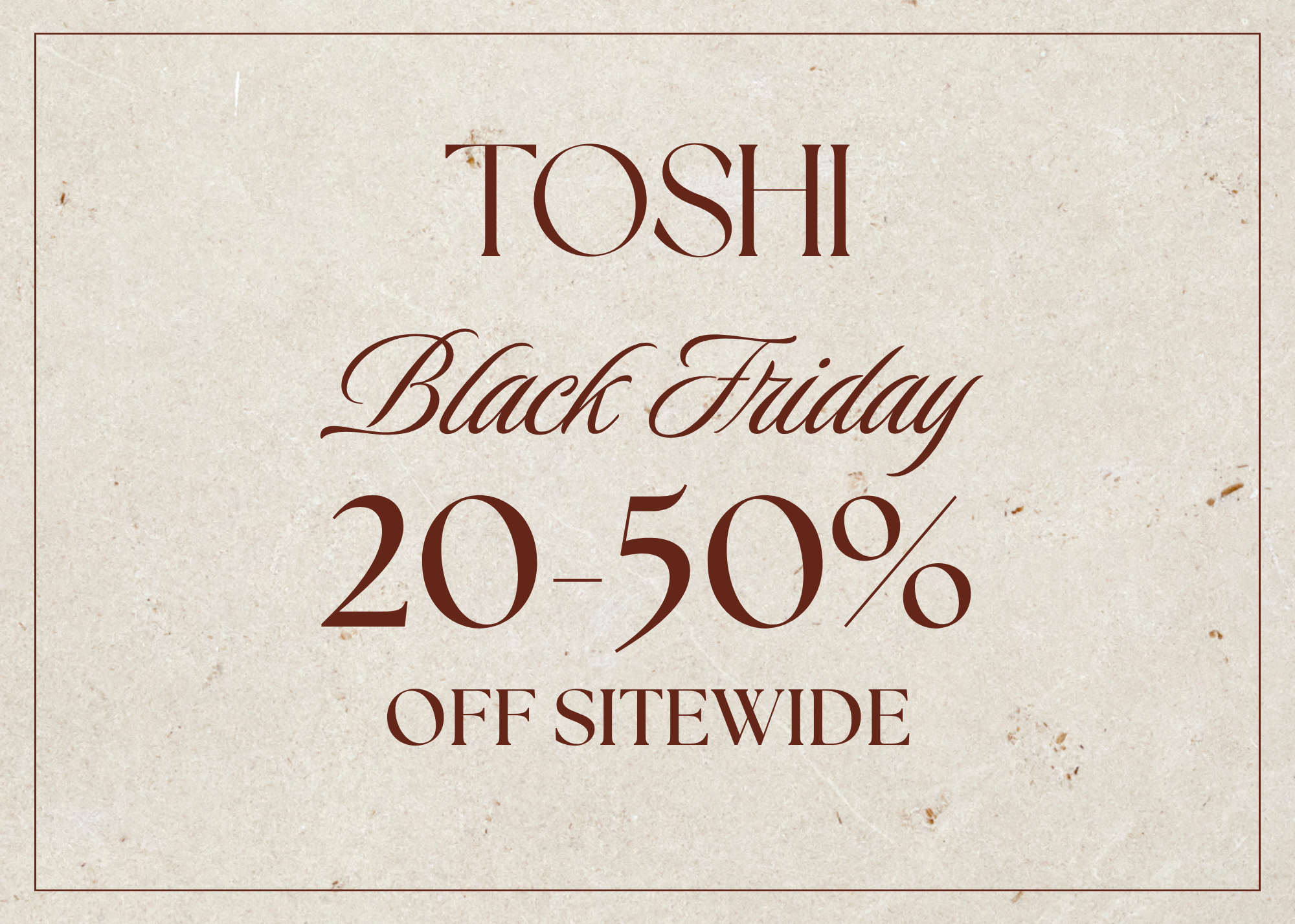 Black-Friday-Sale Toshi Jewels