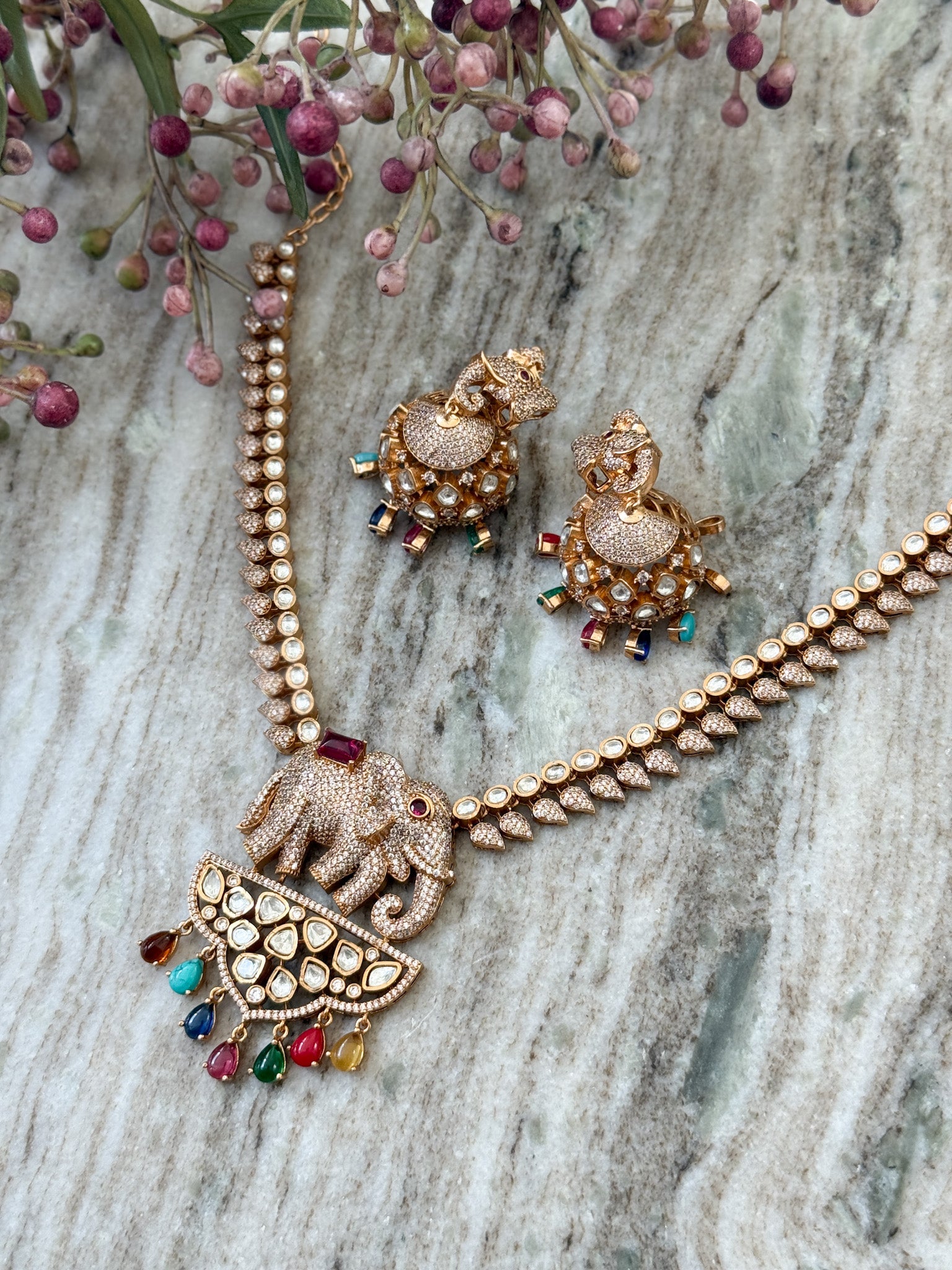 ELVIRA Necklace Set Toshi Jewels