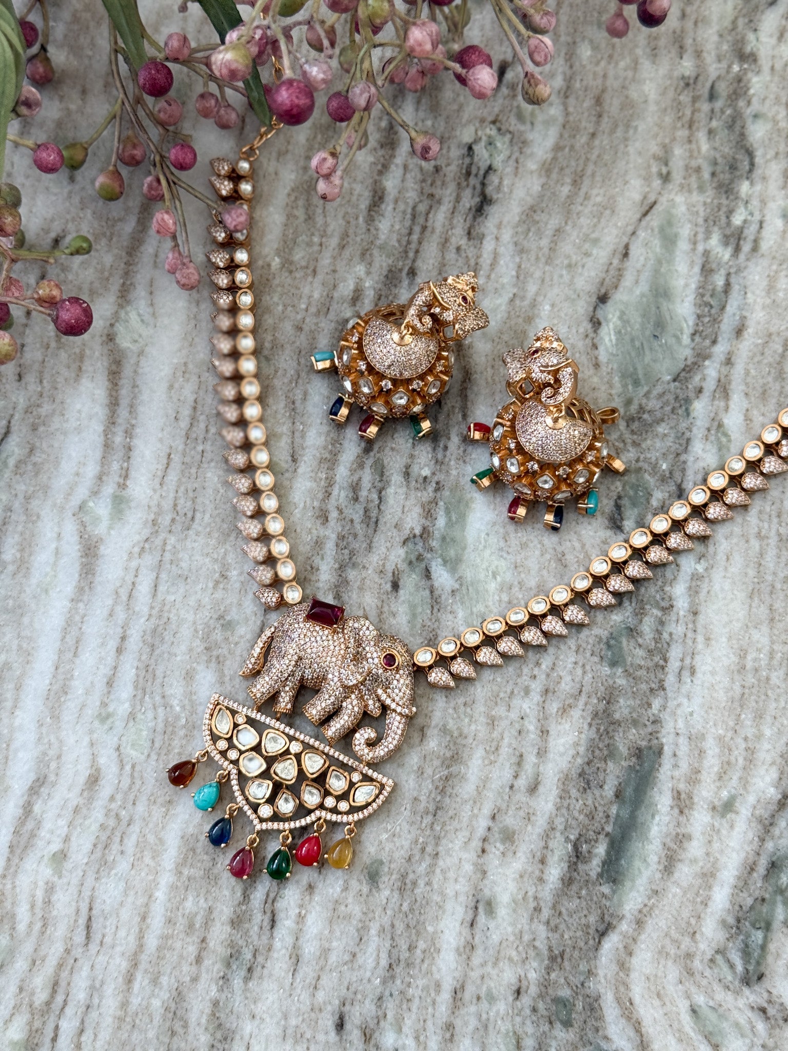 ELVIRA Necklace Set Toshi Jewels