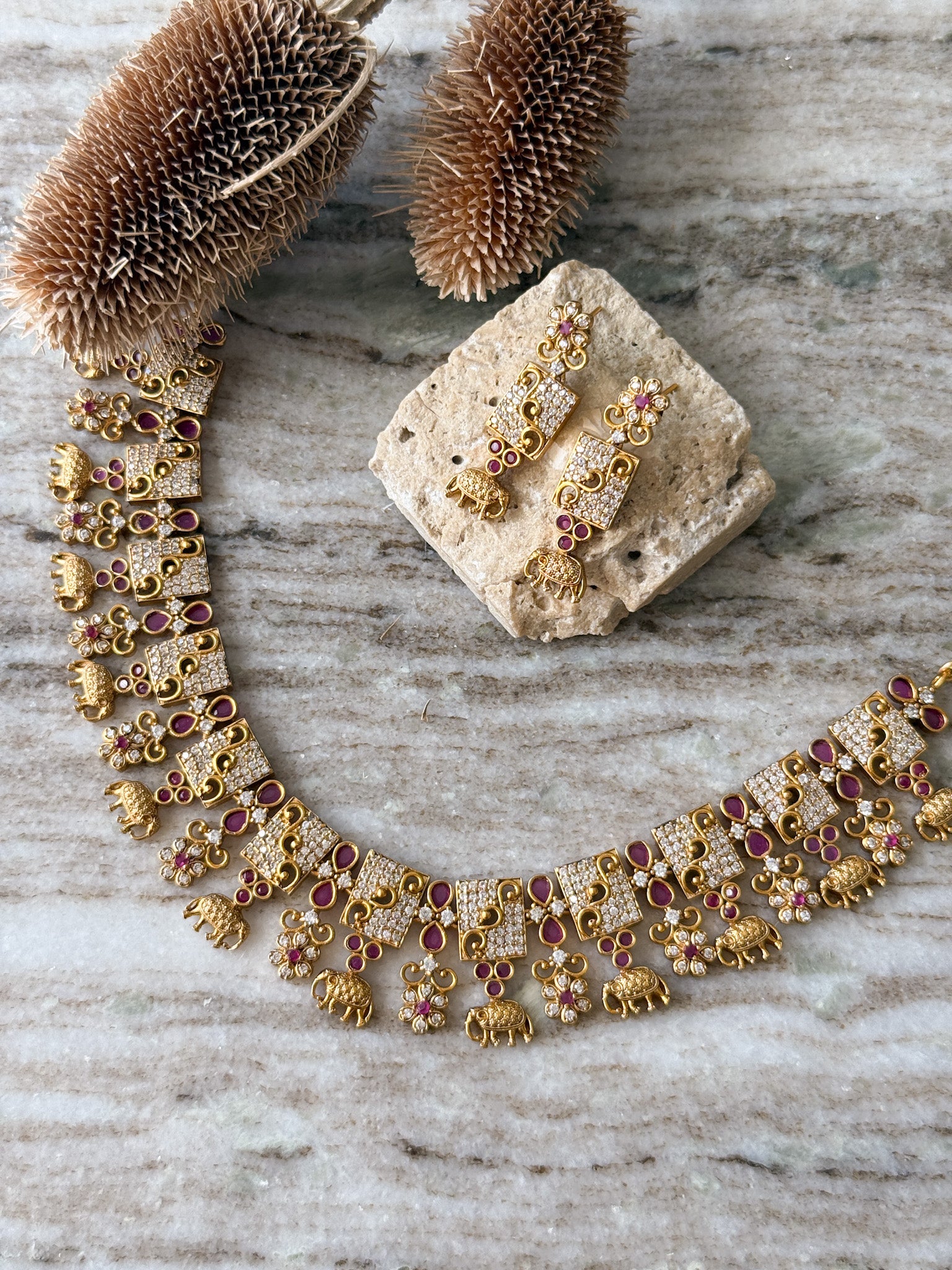 FARIDA Necklace Set Toshi Jewels