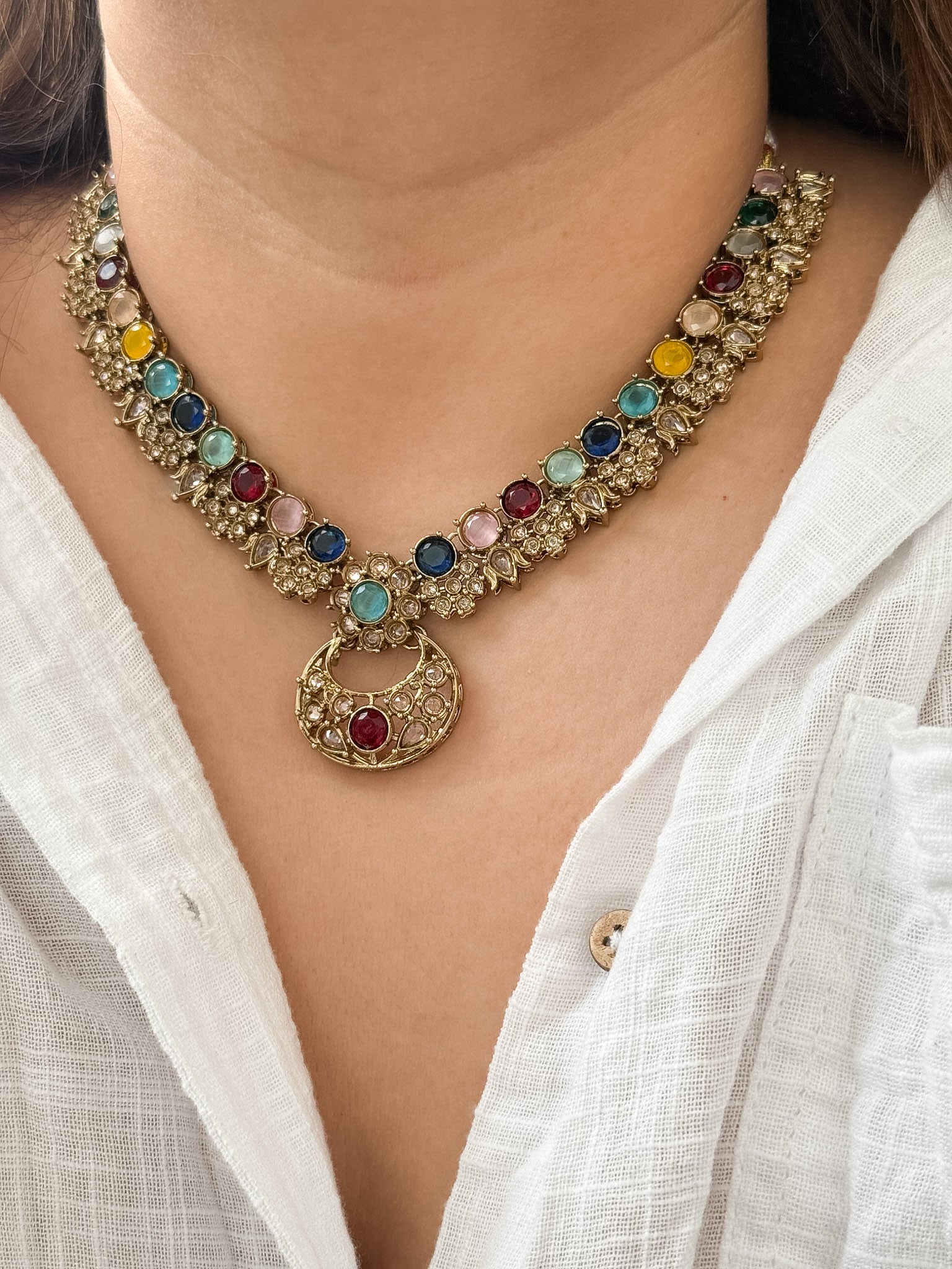 ANUSHKA Necklace Set Toshi Jewels